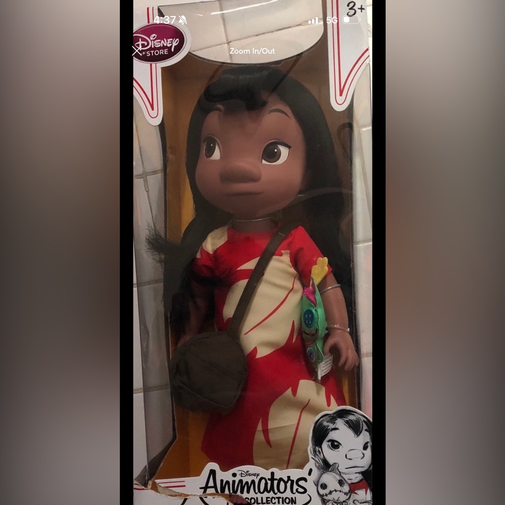 Lilo and stitch doll.